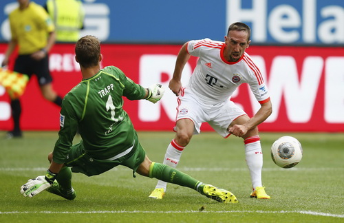... đã thuộc về Franck Ribery, tiền vệ CLB Bayern Munich