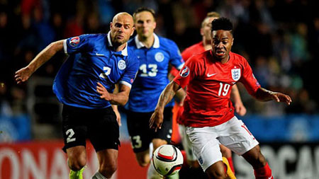 Estonia 0-1 Anh: Tam Sư thắng nhọc!