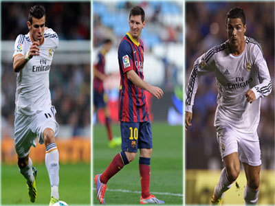 Bale không hề thua kém Ronaldo và Messi