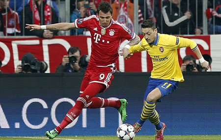 Bayern 1-1 Arsenal (chung cuộc 3-1): Không đủ cho Pháo thủ