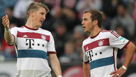 Bayern muốn giữ Schweinsteiger, nhưng có thể bán Goetze