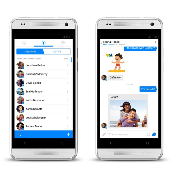 Facebook cập nhật ứng dụng nhắn tin phiên bản mới tới người dùng smartphone