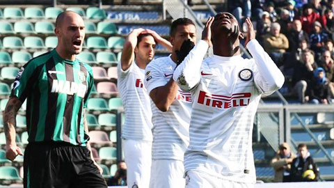 Sassuolo 3-1 Inter: Nerazzurri Chìm trong khủng hoảng