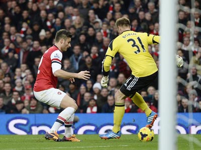 Bóng đá châu Âu (đêm 23, rạng sáng 24-11) Arsenal giữ vững ngôi đầu, Chelsea vào top 3