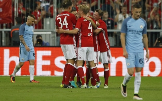 Man City bại trận trước Bayern trong trận ra mắt của Pep