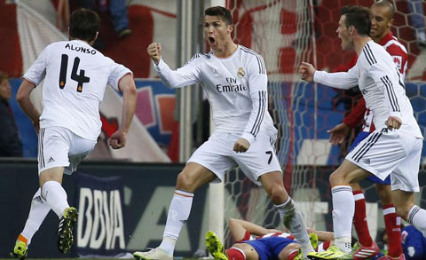 Trước trận El clasico lượt về: Real "cửa trên"