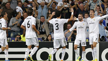 Ronaldo và Di Maria thăng hoa, Real thắng vùi dập Copenhagen