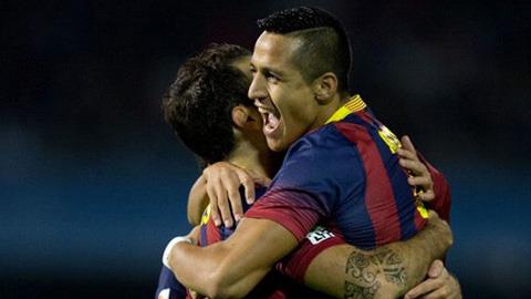 Celta Vigo 0-3 Barca: Lần thứ 100 ngọt ngào cho Alexis