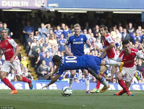 Thắng "nhàn" Arsenal, Mourinho vẫn đòi “3 thẻ đỏ”